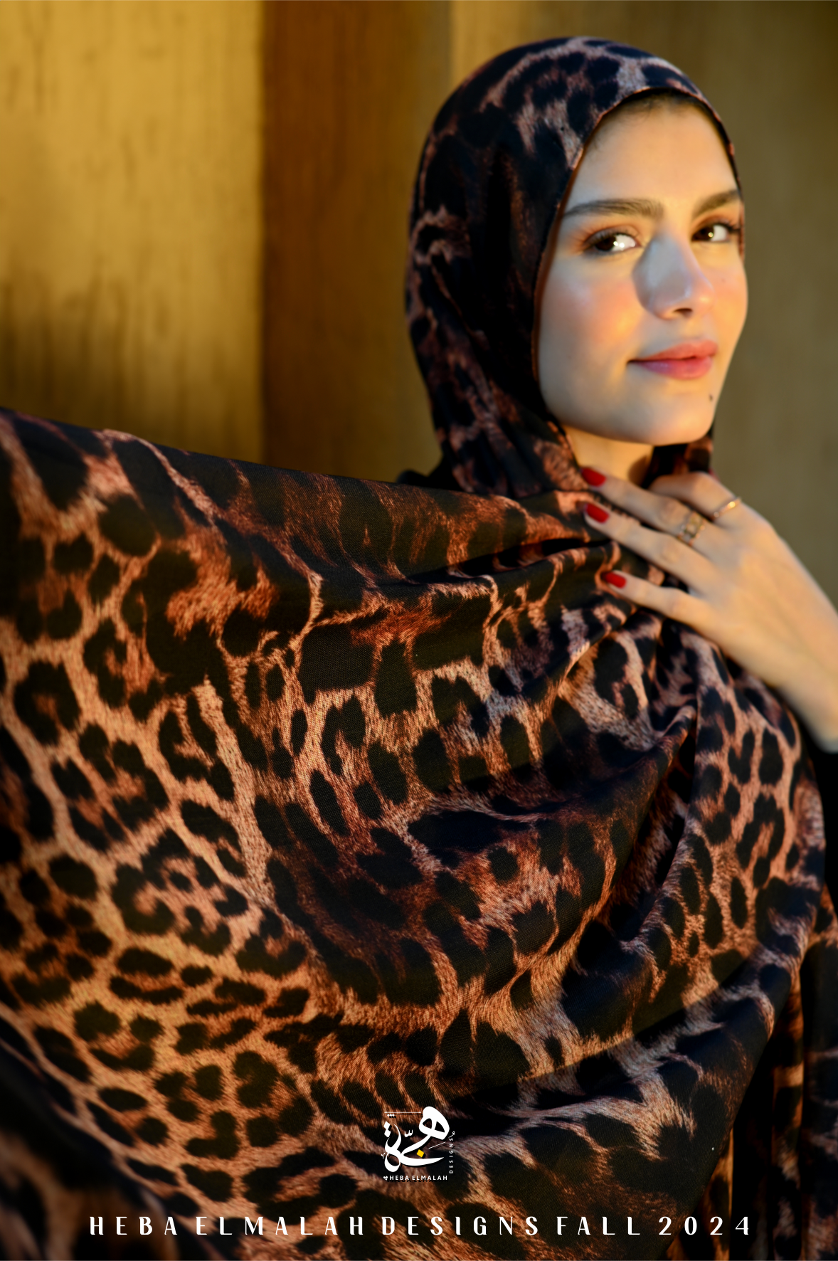Leopard -chiffon
