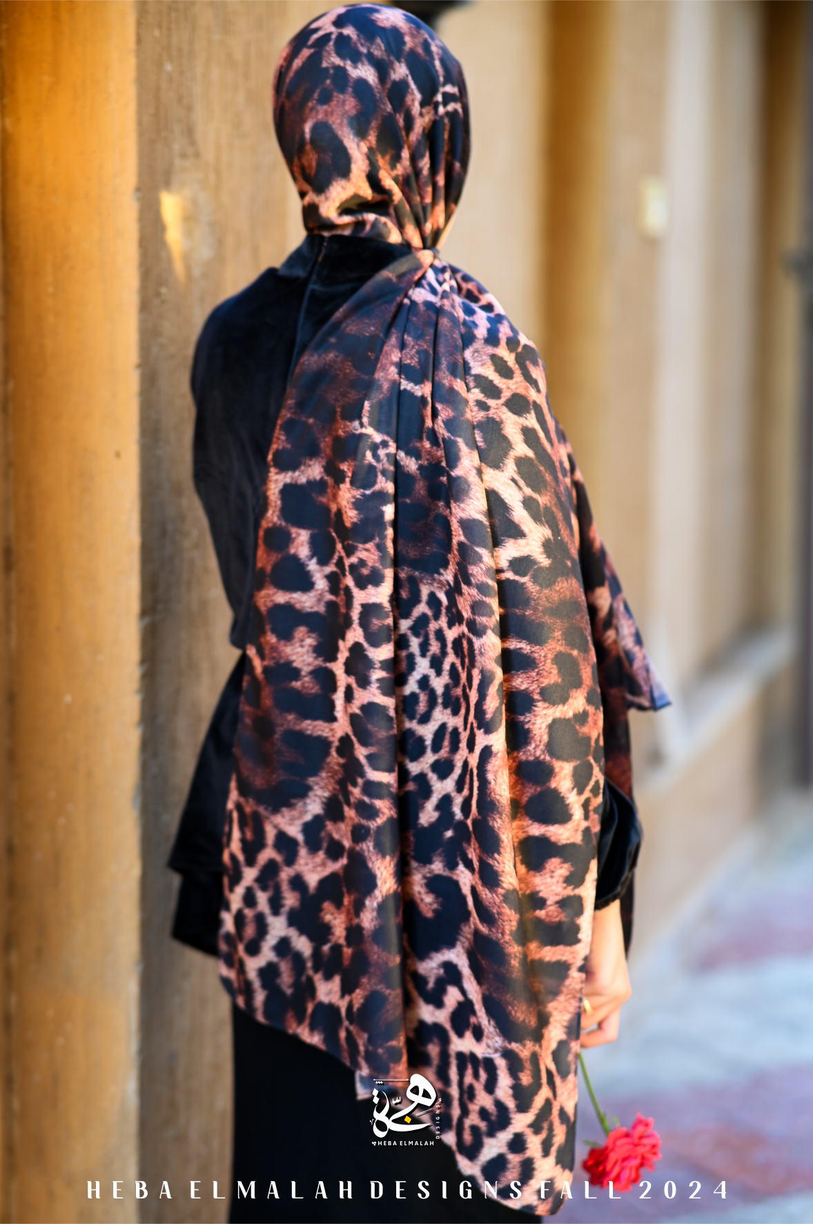 Leopard -chiffon