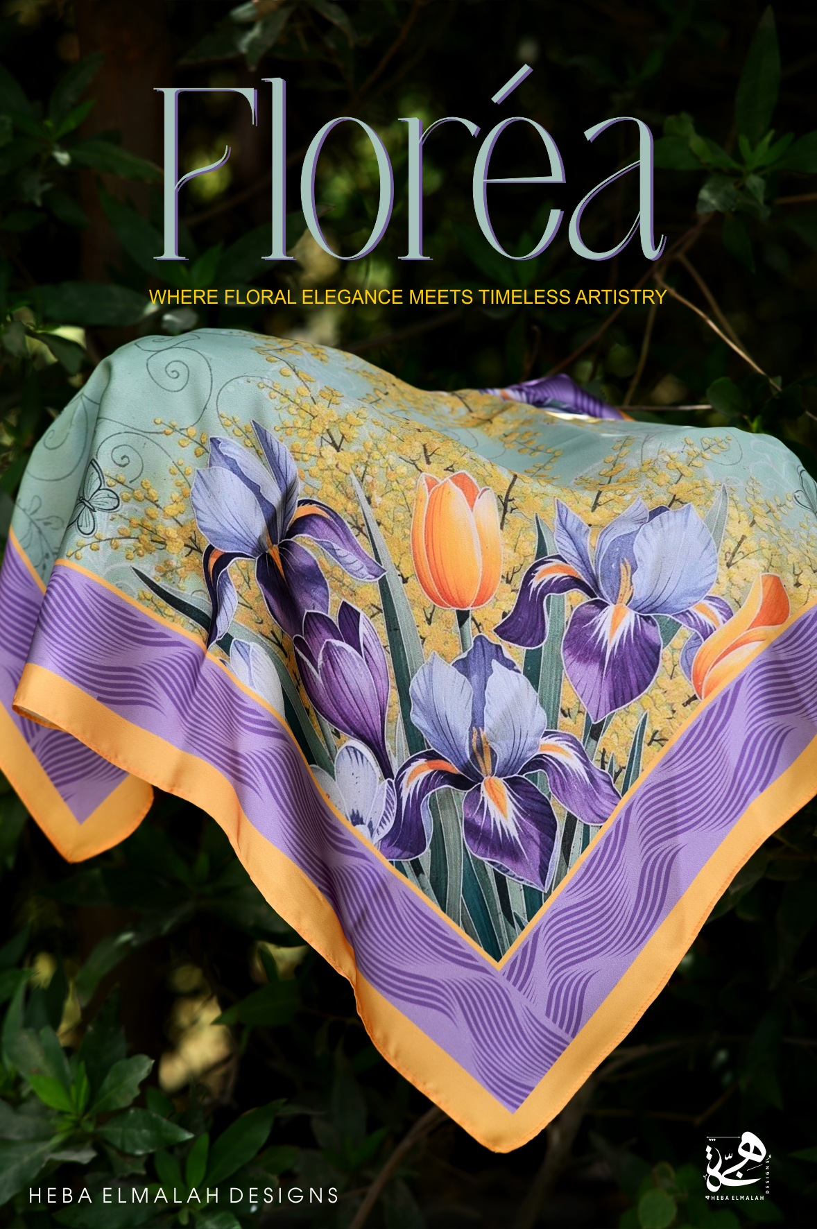 Florea squar scarf - outlet