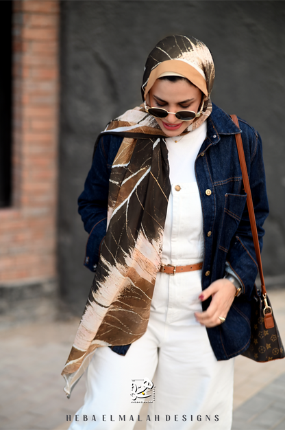 Forest Leaves -Chiffon