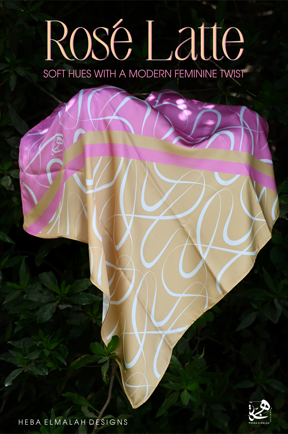 Rosé Latte - Silk satin